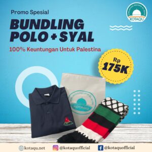 Bundling Polo dan Syal Palestina