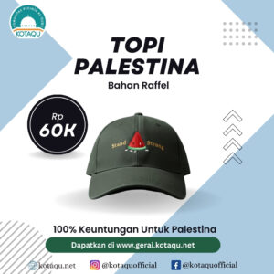 Topi Palestina Bahan Raffel